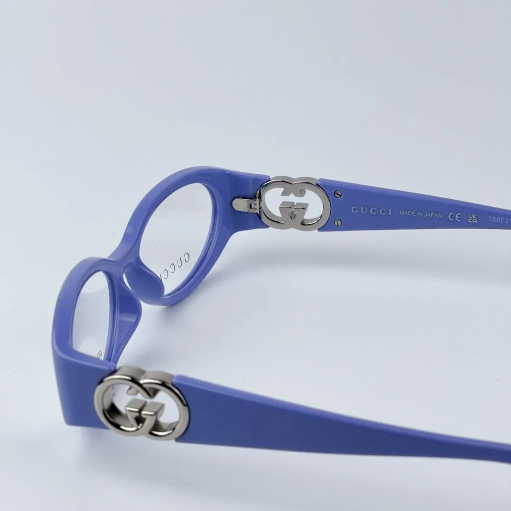 Gucci GG1693O 003 BRAND NEW Eyeglasses Violet Women Oval